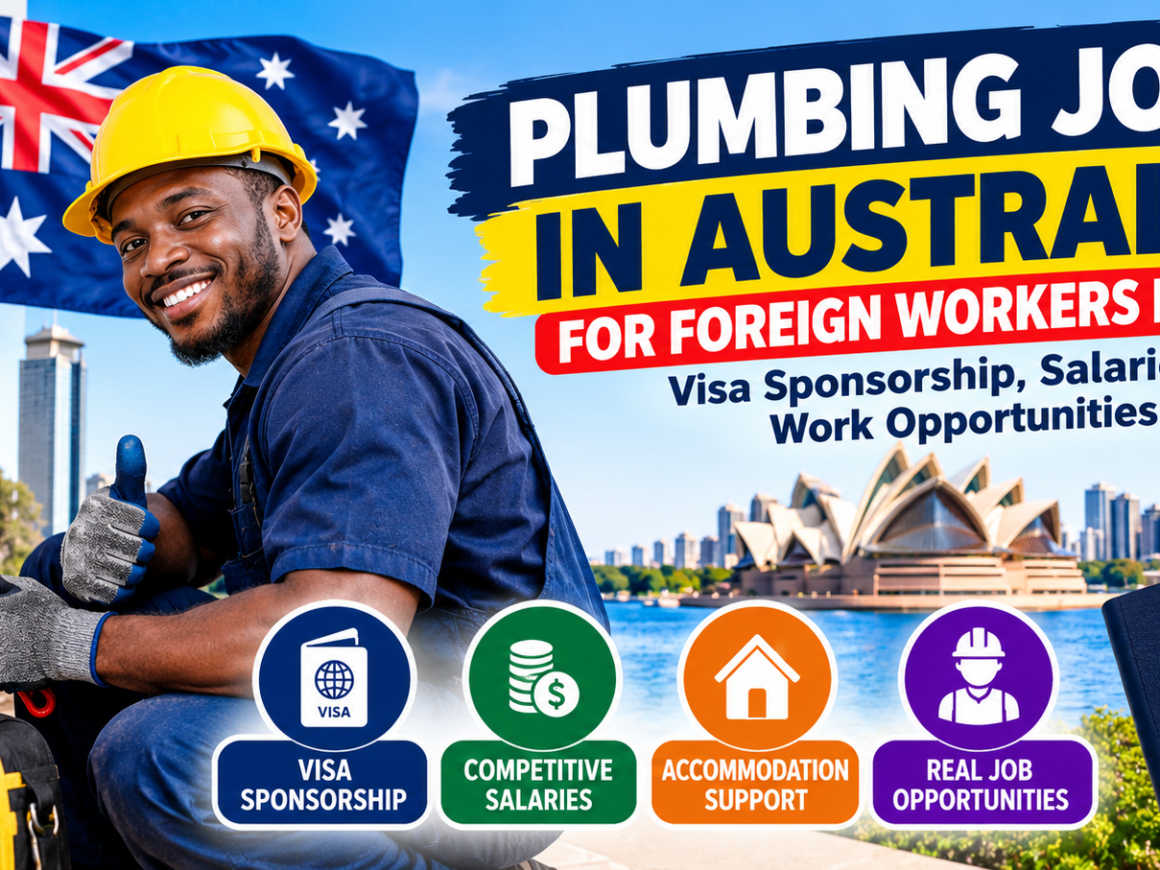 Plumbing Jobs in Australia for Foreign Workers in 2026