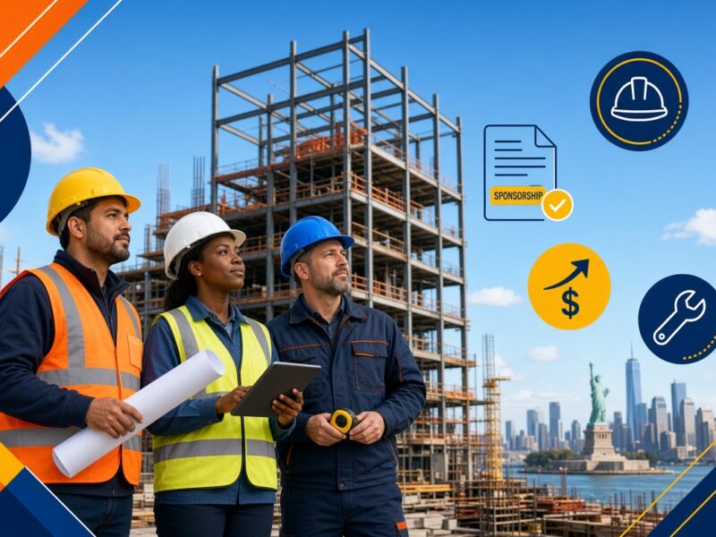 USA Construction Jobs for Foreign Workers in 2026