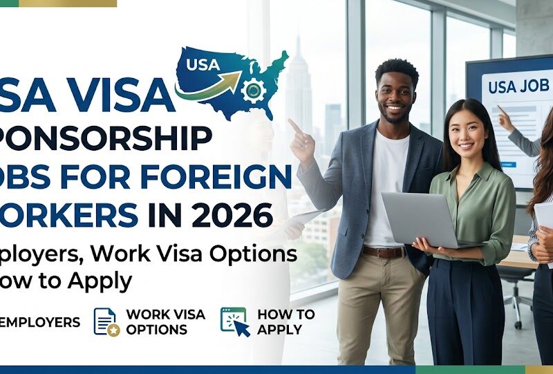 USA Visa Sponsorship Jobs for Foreign Workers in 2026