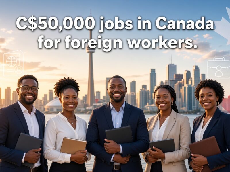C50000 jobs in Canada for foreign workers