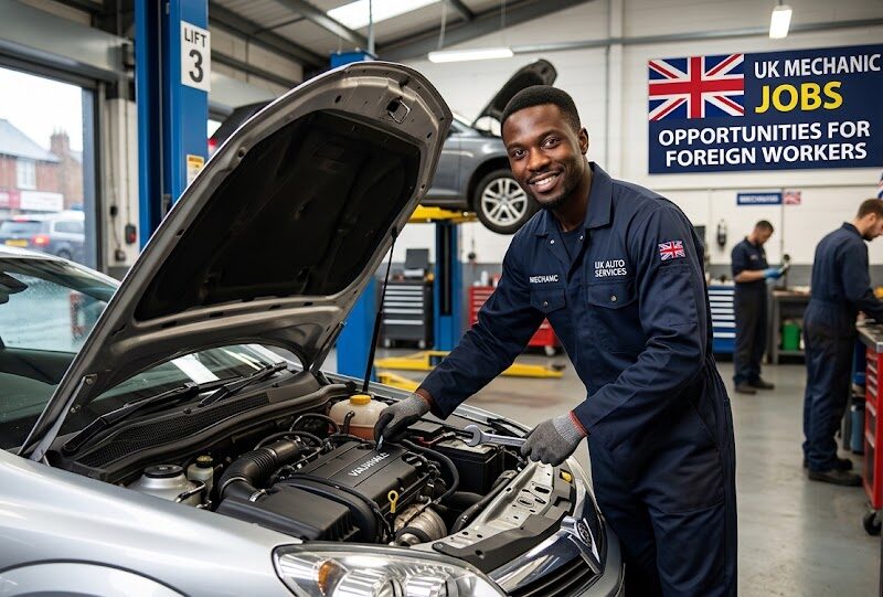UK mechanic jobs for foreign workers