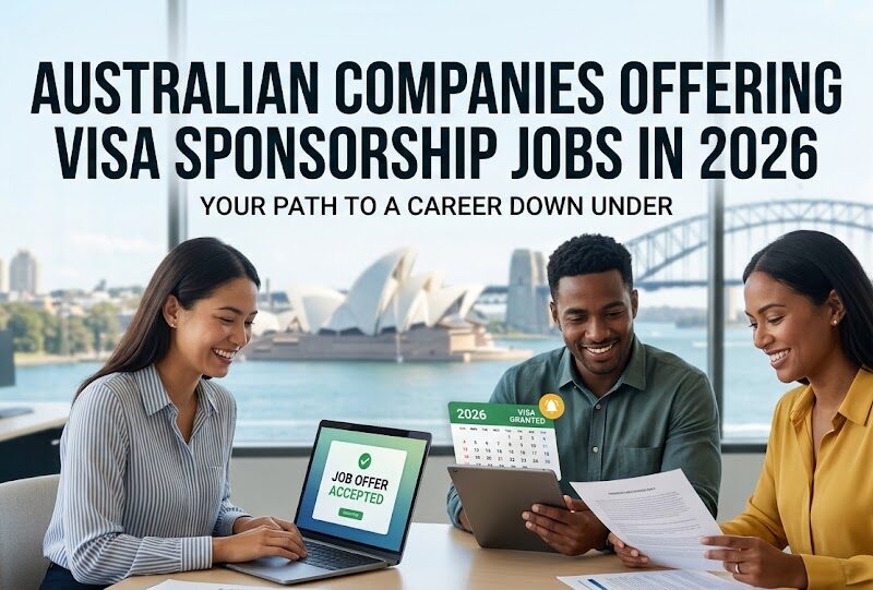 Australian Companies Offering Visa Sponsorship Jobs in 2026