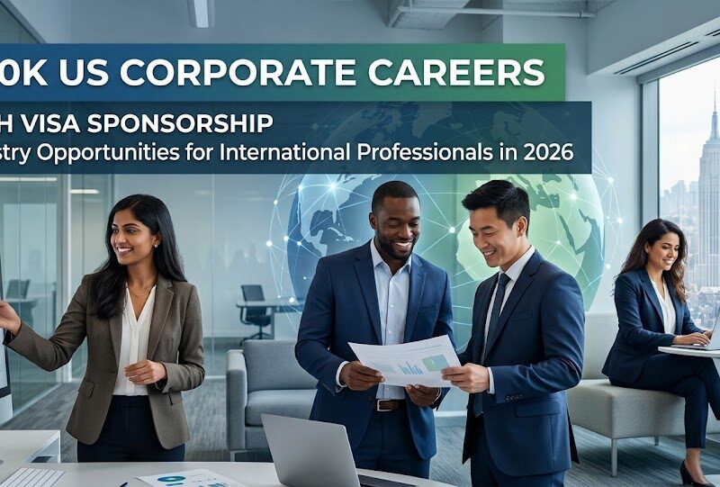 110K US Corporate Careers With Visa Sponsorship